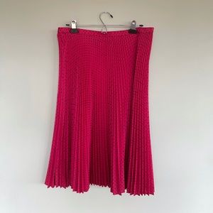 Vintage Givenchy Pleated Midi Skirt